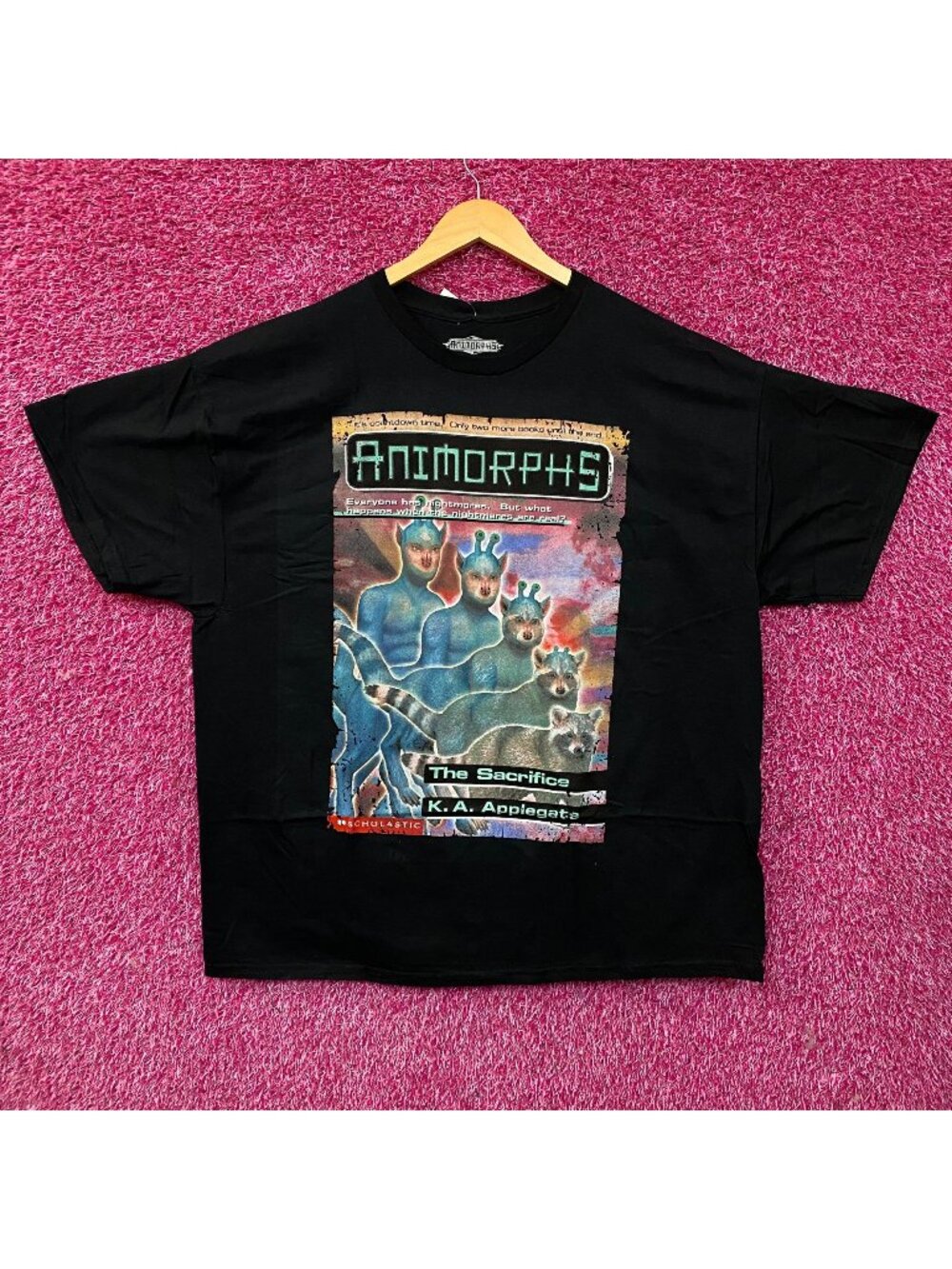 Animorphs The Sacrifice Book Cover Graphic T-Shirt 2XL